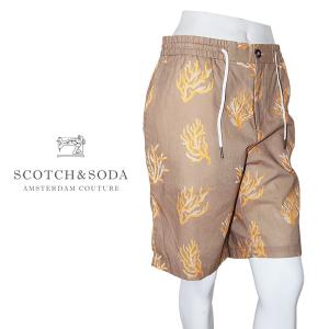 SCOTCH&SODA スコッチアンドソーダ ショートパンツ ハーフパンツ ショーツ 短パン 麻混紡 FAVE 178923 メンズ カジュアル｜d-bland