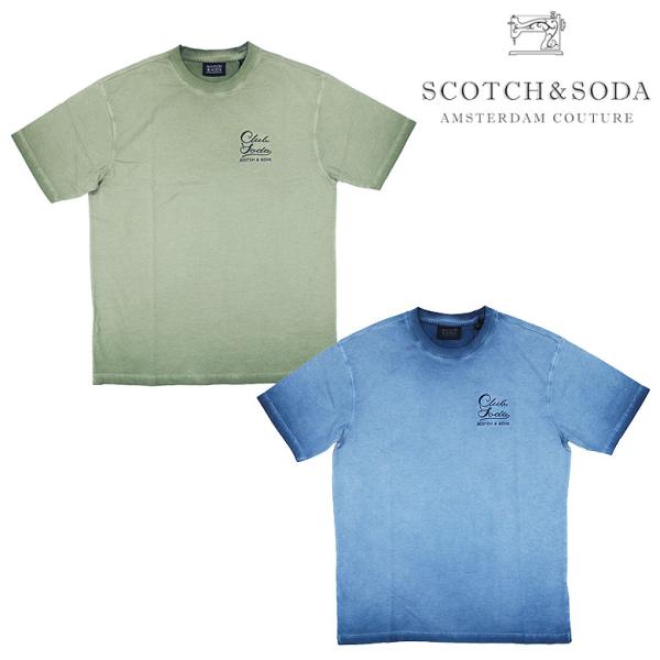 SCOTCH&amp;SODA スコッチアンドソーダ Tシャツ 半袖 カットソー アイコン 刺繍 ヴィンテー...