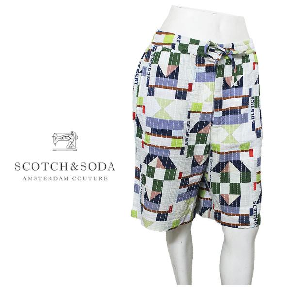 SCOTCH&amp;SODA  スコッチアンドソーダ ショートパンツ ハーフパンツ ショーツ ステッチデザ...