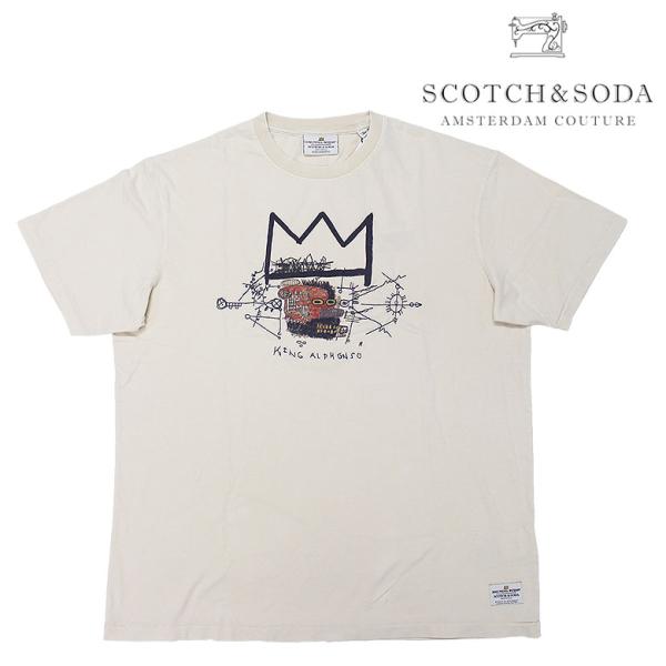 SCOTCH&amp;SODA スコッチアンドソーダ Tシャツ 半袖 カットソー ジャン ミシェル バスキア...
