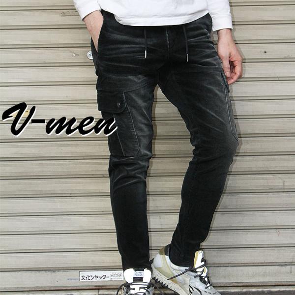 V-men ブイメン コーデュロイカーゴパンツ パンツ スラックス ロングパンツ ボトムス シンプル...