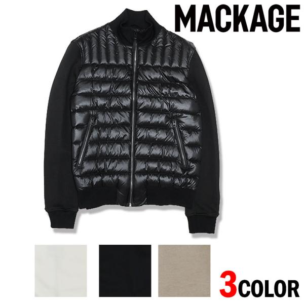 MACKAGE マッカージュ ダウンジャケット コンビダウン COLLIN-R インナーダウン ロゴ...
