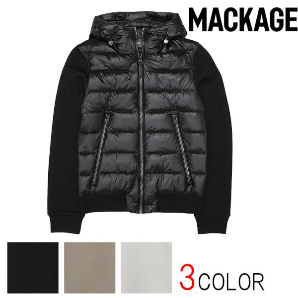MACKAGE マッカージュ ライトダウンジャケット コンビダウン FRANK-R インナーダウン ...