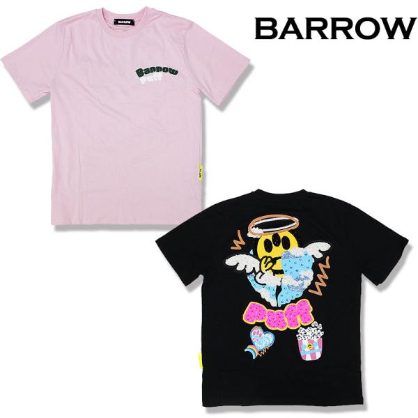 BARROW バロー Tシャツ 半袖 カットソー T-SHRT ANGEL SMILE WITH J...