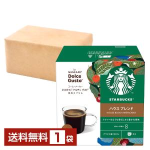 ネスレ ネスカフェ スターバックス アメリカーノ ハウスブレンド ドルチェ グスト 専用カプセル 7.8g×12P入 1箱（12P） 送料無料｜d-felicity