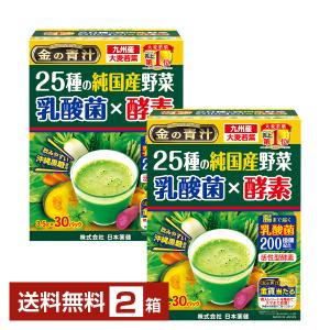 日本薬健 金の青汁 純国産大麦若葉100％青汁 粉末 90包入 1箱 送料無料