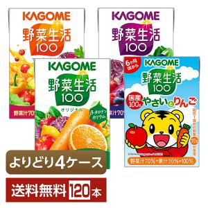野菜生活100 カゴメ 野菜生活 100 オリジナル 100ml 紙パック 30本×3