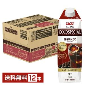 UCC ゴールドスペシャル アイスコーヒー 無糖 ( 1000ml*12本入