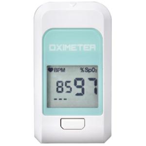 パルスオキシメーター 医療機器認証品 血中酸素濃度計  酸素濃度計 心拍計 脈拍計 POD-1 ホワイト×ミント