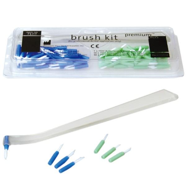 歯ブラシ ブラシキット（ハンドル+レギュラーチップ50+ミニチップ50）(メール便8点まで)