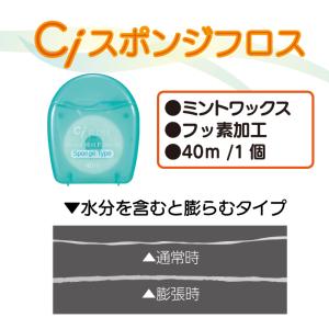 Ciフロス スポンジタイプ ミントワックス・フ...の詳細画像2