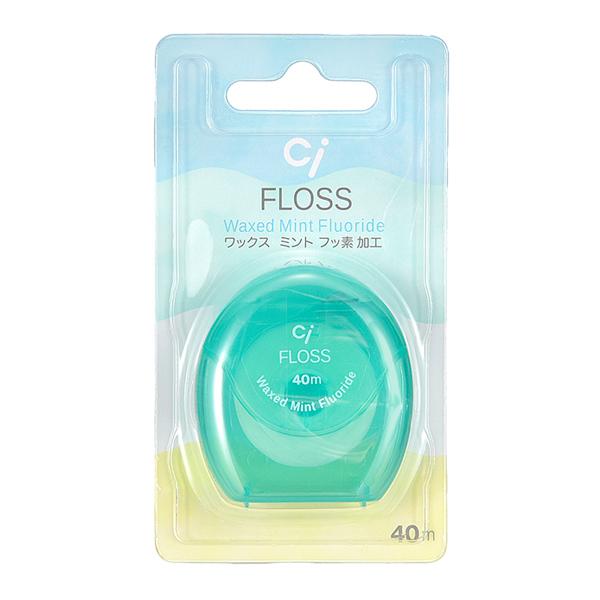 Ciフロス ミントワックス・フロライド (フッ素加工) 40m 1個(メール便12点まで)