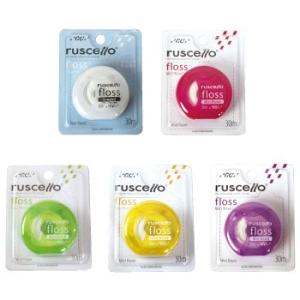 GC ルシェロ フロス 30ｍ アソート6個セット （アンワックス×2個/ミントワックス4色各1個入）｜歯科医院専売品のデンタルフィット