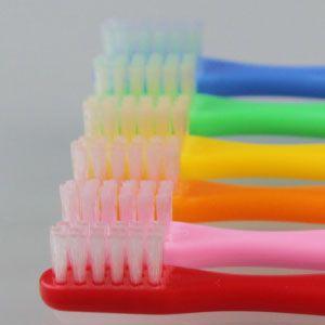 PHB 歯ブラシ アダルト ネオン / 6本入り (キャップ付) ※カラーは当店