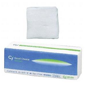Good Choice オールガーゼ 7.5×7.5cm 8枚重ね 未滅菌 200枚入 : 歯科