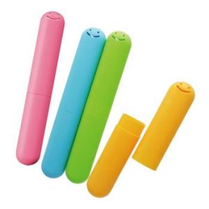 くりたん ハブラシケース 6個入り(ピンク2、イエロー2、グリーン1、ブルー1) メール便2点まで可...