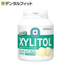 オーラルケア キシリトールガム  ボトルタイプ アップルミント 90粒入｜d-fit