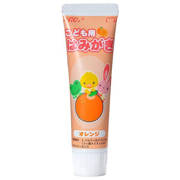 歯磨き粉 子供 GC こども用はみがき オレンジ 1本(40g)(メール便12点まで)
