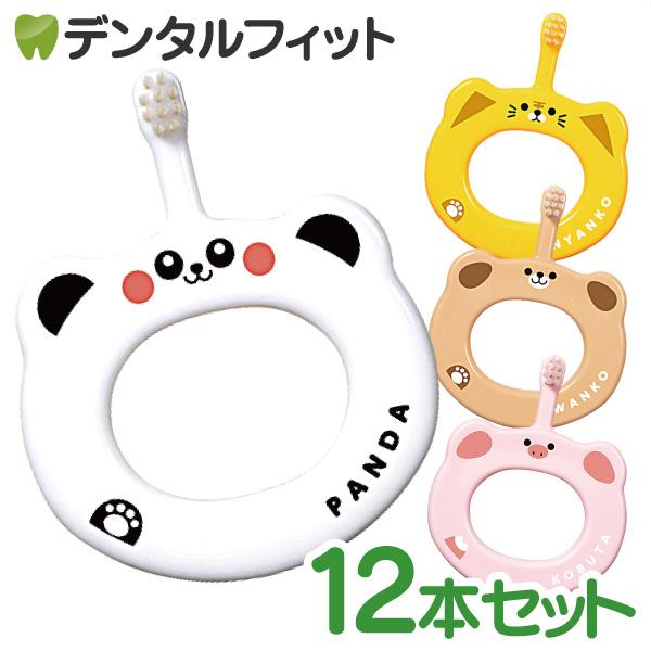 歯ブラシ Ciベビー歯ブラシ S(やわらかめ) 12本セット 4柄アソート※絵柄・カラーの指定不可