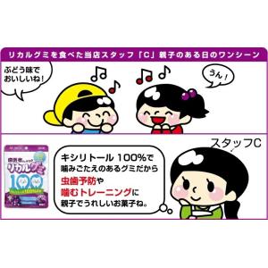歯医者さんからのリカルグミ ぶどう味 お徳用 ...の詳細画像2