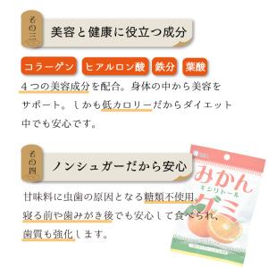 BSA みかんキシリトールグミ 1袋(12粒)...の詳細画像3