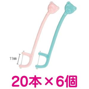 プローデント Flossちゃん 20本入 × 6個(メール便2点まで)｜d-fit