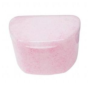 抗菌加工入れ歯ケース大 10個マーブルピンク(国産)