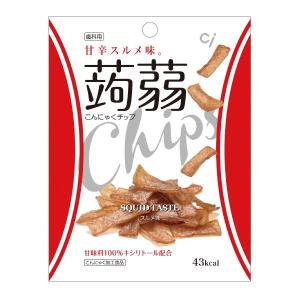 こんにゃくチップ スルメ味 1袋(15g)　甘味料キシリトール100%(12点まで)