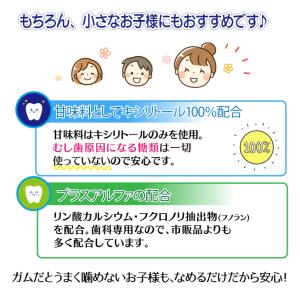 キシリトールタブレット(クリアミント)10袋セ...の詳細画像2