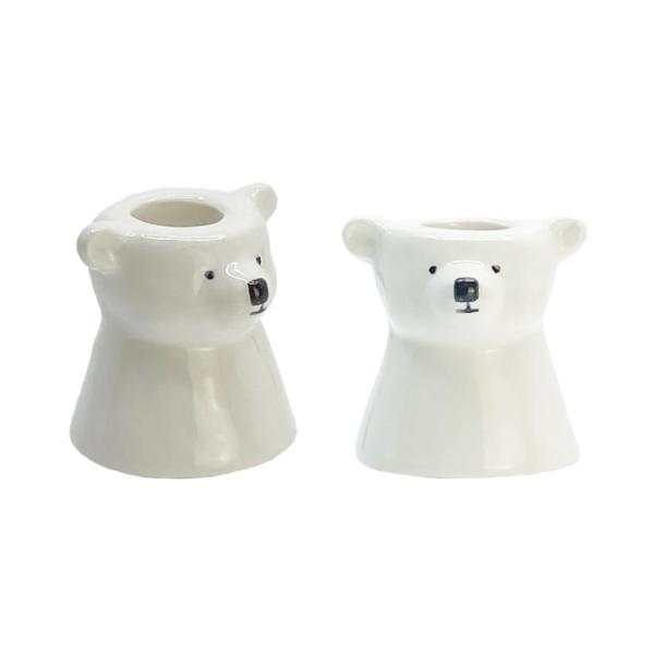 歯ブラシスタンド シロクマ 1本用 1個 SAN3774【陶器 歯ブラシ立て ペン立て 印鑑立て サ...