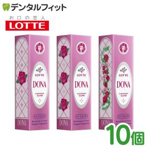 ロッテ ガム 板ガム ドナ 復刻 DONA 香水ガム 9枚入 1個 ローズミント
