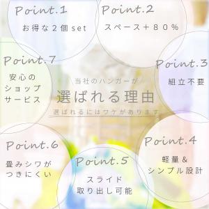 ハンガー ズボン パンツ スラックス 衣類 収...の詳細画像3