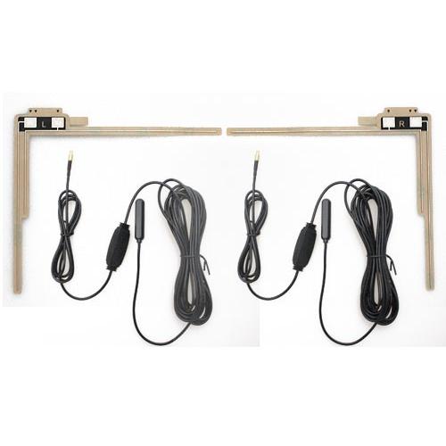 DreamMaker ポータブルナビ / ディスプレイオーディオ用フィルムアンテナ(2個セット)「P...