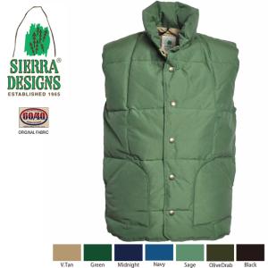 SIERRA DESIGNS シエラデザインズ DOWN SIERRA VEST ダウンシエラベスト 7981｜d-park