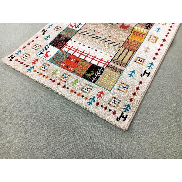 トルコ製ウィルトンラグ(I) イビザ80×140IV