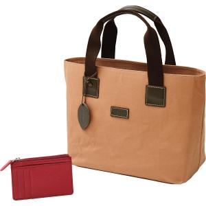 送料無料】日本製柿渋染トート＆財布 M126−230 M126