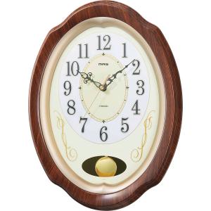 振り子時計 セイコー SEIKO RQ322B 壁掛け時計 おしゃれ 報時 チャイム
