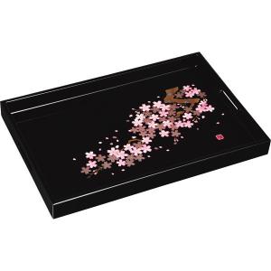 雅桜 木製長手盆 2452059｜d-park