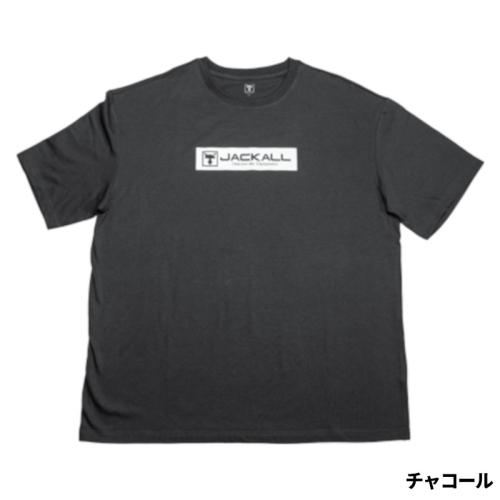 ジャッカル(JACKALL) ショートスリーブロゴTシャツ L チャコール[夏物衣料]