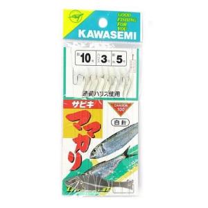 川せみ針 (KAWASEMI) ママカリサビキ (白針) G-2 針10号-ハリス3号 【対象商品】 [磯堤防仕掛]の商品画像