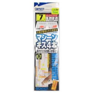 オーナー(OWNER) マシーンキス4本 N-3478 針7号-ハリス1号　【ネコポス・メール便 対象商品】[磯・堤防仕掛]｜d-park