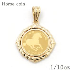 コイン ツバルホース k24 24金 純金 24k ホースコイン