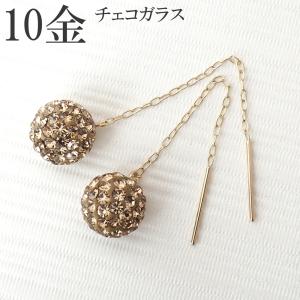 18金 ピアス ドロップ 18k k18 雫 フック 揺れる 18金ピアス