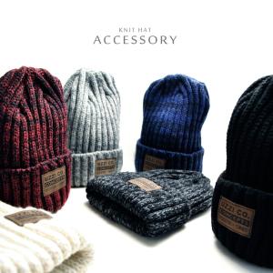 キャップ レディース メンズ レザーラベル付き ニット帽 帽子 お洒落 オープン記念 セール メール便送料無料