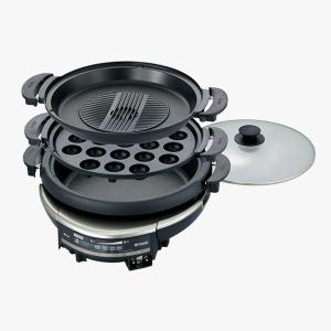 象印（ZOJIRUSHI） グリル鍋 あじまる EP-FS30-BA ブラック グリルなべ