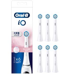 BRAUN ブラウン オーラルB iOシリーズ IORBSW-6EL iOシリーズ専用替えブラシ ジェントルケア 6本入 ホワイト