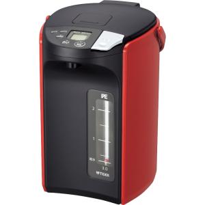 PIP-A301-R TIGER タイガー とく子さん 電気ポット 3.0L 蒸気レスVE電気まほうびん レッド