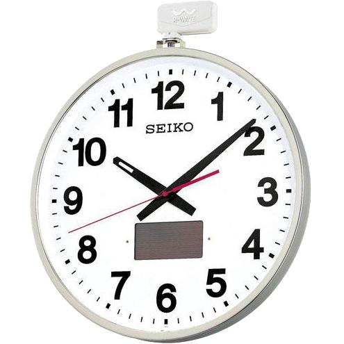 (5/5限定クーポン有)SF211S SEIKO セイコー 大型掛時計 ソーラー屋外用電波時計 クロ...