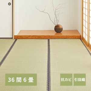 い草カーペット 谷川（たにがわ） 36間6畳 約273×364cm 萩原 158002260 メーカー直送｜d-price