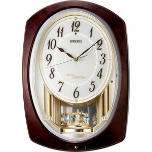 RHYTHM 電波からくり時計 リズム時計 スモールワールドアルディ